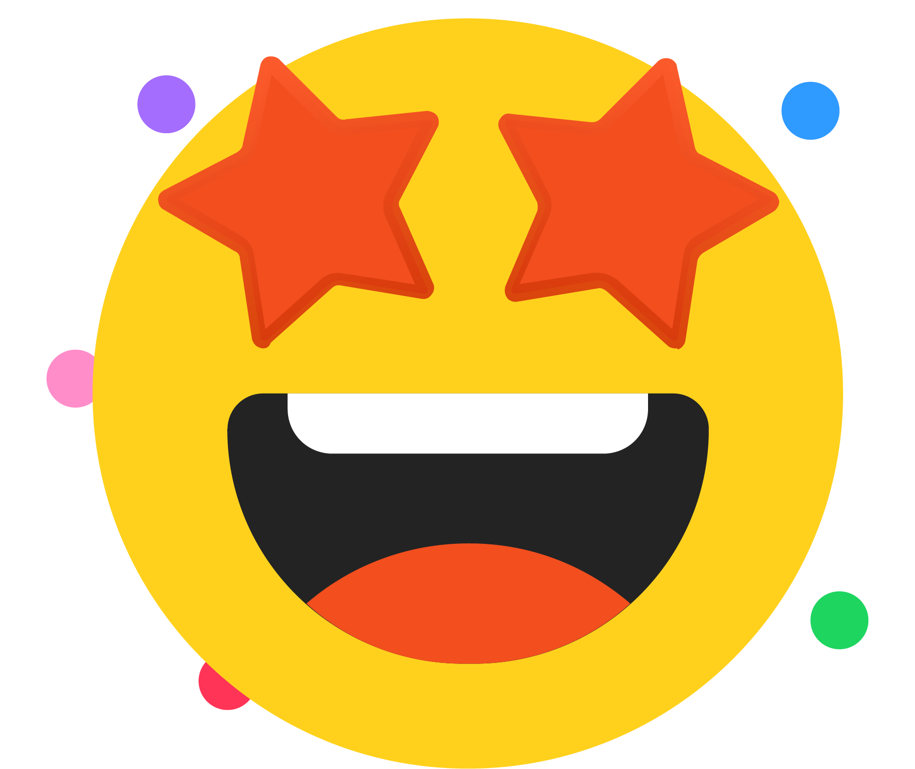 Emote with Star Eyes and Big Smile